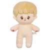 KieTeiiK Poupée en Peluche Lifelike-Reborns pour Enfants Poupée Nue 8 Pouces avec Cheveux Poupée Douce en Peluche Décoration 