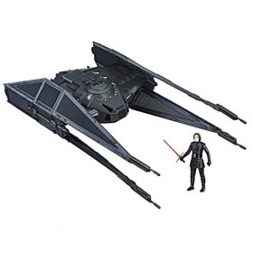 Star Wars Episode 8- C1252EU40 - Véhicule - Tie Silencer et Figurine Kylo Ren - 10 cm