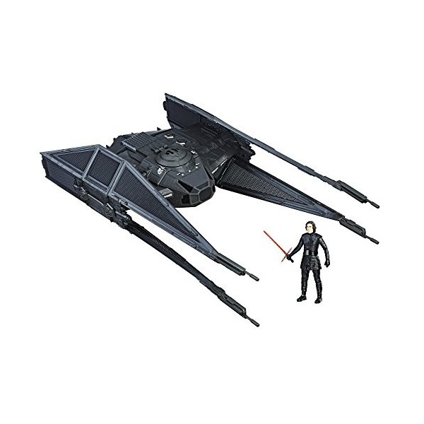 Star Wars Episode 8- C1252EU40 - Véhicule - Tie Silencer et Figurine Kylo Ren - 10 cm