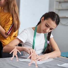 NUOBESTY Poupées Nues Mixtes 6 Pièces 16Cm Poupée Faisant Poupée Mobile Bricolage Figure Corps en Accessoires pour Bricolage 