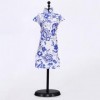 Toyvian 3 Pièces Robe Cheongsam De Poupée Robe Traditionnelle Asiatique Mini Robe De Bal Chinoise Cheongsam Vêtements De Poup