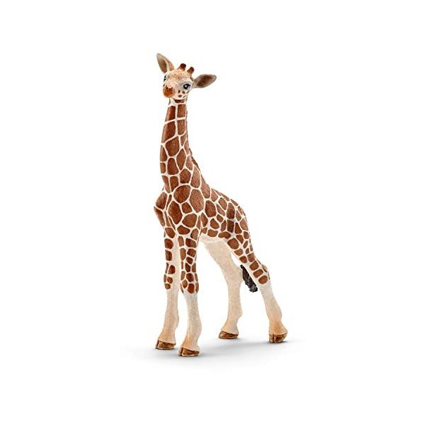 Schleich 14751 Bébé girafe, dès 3 ans, Wild Life - figurine, 6,8 x 3,5 x 11,8 cm