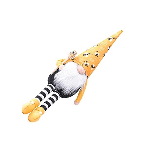 Toyvian 1Pc Abeille Poupée sans Visage Décorations De Bureau en Peluche Bébé Poupée Abeille en Peluche Chef Gnomes Abeille Fe