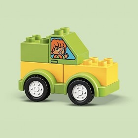 LEGO 10886 Duplo Mes Premiers Véhicules Briques de Construction avec Camion, Hélicoptère et Jouet Voiture pour Bébés de 18 Mo