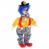Perfeclan Clown en Porcelaine pour Enfants, Jouet dhalloween - Modèle Unique, 25cm.23cm