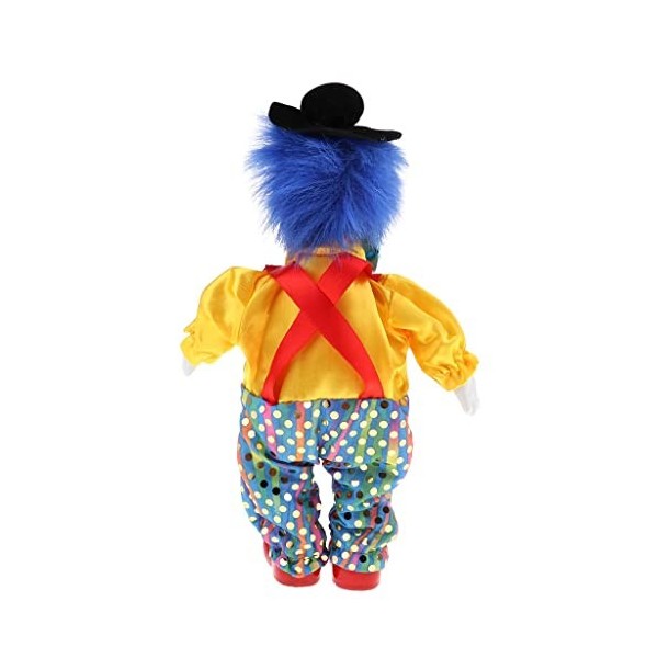 Perfeclan Clown en Porcelaine pour Enfants, Jouet dhalloween - Modèle Unique, 25cm.23cm