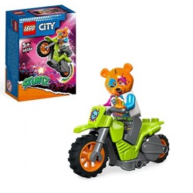 LEGO City Stuntz 60356 La Moto de Cascade de l’Ours, Jouet pour Effectuer des Sauts et des Figures, Jeu pour Garçons et Fille