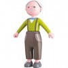 HABA Little Friends Grandpa Kurt 4.5 Bendy Doll Grandfather Figure