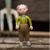 HABA Little Friends Grandpa Kurt 4.5 Bendy Doll Grandfather Figure