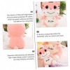 SAFIGLE 1Pc Rose Souriant Tigre Zodiaque Poupée Noël Poupée Ornements Figurine Jouet Nouvel an Cadeau Nouvel an Fête Décorati