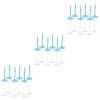 ibasenice 20 Pièces Poupées Miniatures Mini Jouet Miniatures Fille Jouet Figure Support De Poupée Jouet De Poupée Support Fix