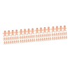 Amosfun 60 Pcs Ange Poupée Poupée Mini Décor Bébés Poupées Miniatures Baby Shower Gâteau Topper Petits Bébés en Plastique Min