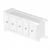 Syrisora ​​1:12 échelle Maison de Poupée Commode en Bois Miniature Blanc Chambre Meubles Maison de Poupée Décoration