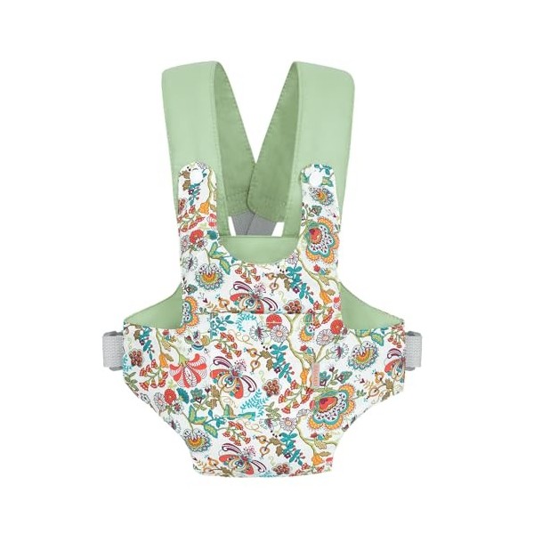 GAGAKU Baby Doll Carrier Porte Poupée Avant et Arrière en Coton Doll Carrier Bouton Pression pour Enfants Filles - Cerf Gris