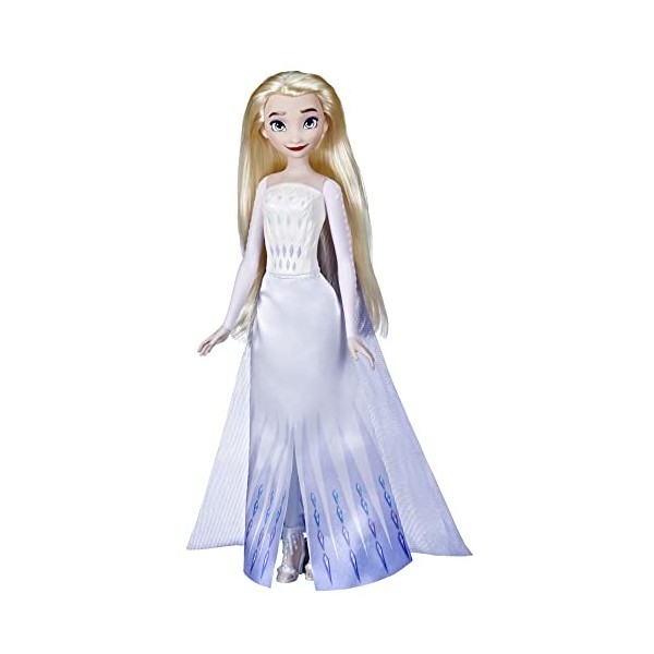 Hasbro Disney Frozen 2 Queen Elsa Shimmer Fashion Doll, Toy for Children 3 Years Old and Up, Multicolor, One Size, F3523 