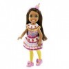 Mattel - Barbie Club Chelsea, Cake Dress-Up Costume Doll with Pet