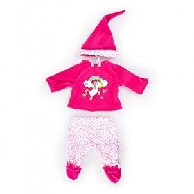 Bayer Design-83890AA Vêtements 33-38cm, Accessoires pour poupées, Pantalon, Haut et Casquette, Ensemble, Tenue avec Licorne, 