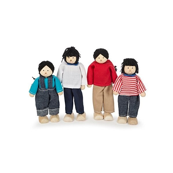 Bigjigs Toys Tidlo Famille de poupées asiatiques