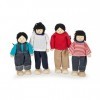 Bigjigs Toys Tidlo Famille de poupées asiatiques