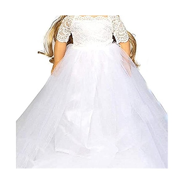 GIVBRO Vêtements de poupée, tenues de mariage, accessoires pour poupée de 45,7 cm, robe de mariée, accessoire de costume