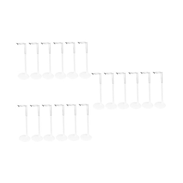 Toyvian 4 Pcs Enfants Béquille Vêtements Mannequin Enfants Jouet Étagère Mini Jouet Ours Stand Woody Poupée Action Figure Pré