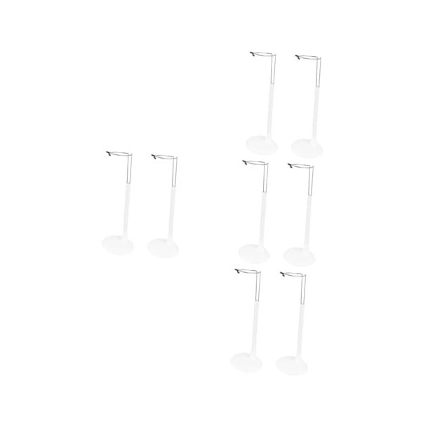 ibasenice 4 Pièces Support De Maison De Poupée Support De Support De Poupée Support De Rangement Modèle daction Numéro OMG J