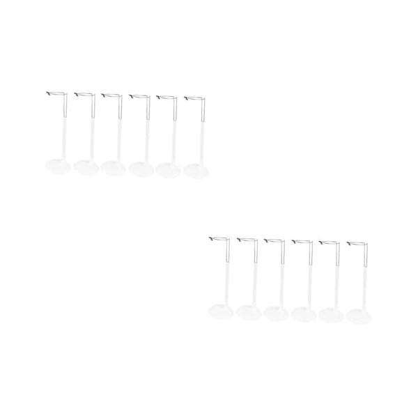 ibasenice 4 Pièces Support De Maison De Poupée Support De Support De Poupée Support De Rangement Modèle daction Numéro OMG J