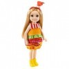 Mattel - Barbie Club Chelsea, Burger Dress-Up Costume Doll with Pet