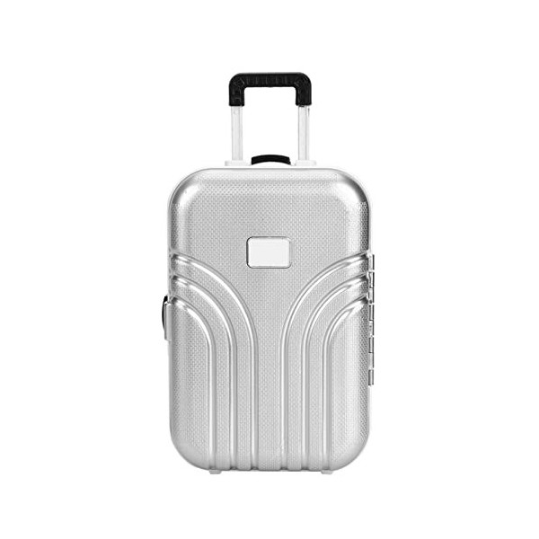 Valise de voyage pour poupées - Mini valise à roulettes avec ouverture et fermeture - Rose