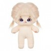 KieTeiiK Poupée en Peluche Lifelike-Reborns pour Enfants Poupée Nue 8 Pouces avec Cheveux Poupée Douce en Peluche Décoration 