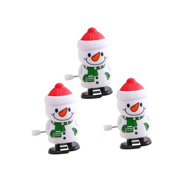 ABOOFAN 6 Pcs Poupée De Noël Décor De Noël Enfant Cadeau en Plastique Bébé Poupée Noël Père Noël Figurine Renne Ornement Joue