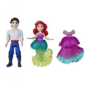 Disney Princesses - Mini Poupees Royal Clips Ariel et Le Prince Eric - 8 cm