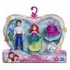 Disney Princesses - Mini Poupees Royal Clips Ariel et Le Prince Eric - 8 cm