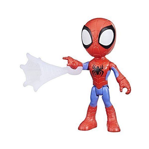 Marvel- Hasbro Amis fantastiques – Spidey, Figurine Jouet de 15 cm, avec 1 Accessoire, pour Les Enfants à partir de 3 Ans, F1