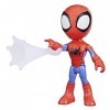 Marvel- Hasbro Amis fantastiques – Spidey, Figurine Jouet de 15 cm, avec 1 Accessoire, pour Les Enfants à partir de 3 Ans, F1