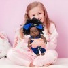 JYFanse Poupées Bébé Fille Noire | Poupées,Poupées Noires réalistes pour bébé Nouveau-né, poupées Afro-américaines Toddler po