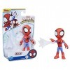 Marvel- Hasbro Amis fantastiques – Spidey, Figurine Jouet de 15 cm, avec 1 Accessoire, pour Les Enfants à partir de 3 Ans, F1