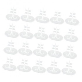 FELTECHELECTR 20 Pièces Stand De Poupée Support De Poupée Stand De Figurines Poupée Se Dresse 11 Pouces Forme De Robe De Poup