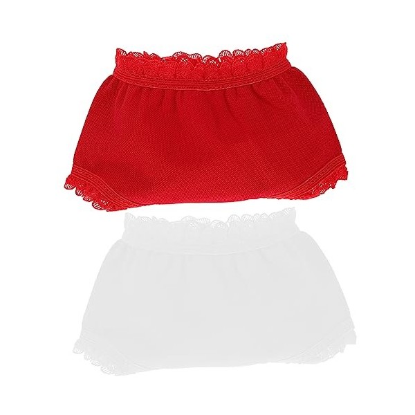 ibasenice 10 Pièces Accessoires De Poupée Bébé Culotte De Poupée Réutilisable Poupée Faire Semblant De des Couches Culotte De