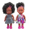 Poupée Reborn noire | Poupée réaliste pour bébé fille | Poupée Reborn aux cheveux bouclés de 25,4 cm – Poupée noire africaine