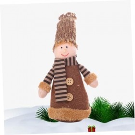 Totority Décor De Poupée De Bureau Décoration De Bureau De Noël 2 Pièces Ornement De Noël Décoration De Fête De Noël Ornement