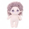 KieTeiiK Poupée en Peluche Lifelike-Reborns pour Enfants Poupée Nue 8 Pouces avec Cheveux Poupée Douce en Peluche Décoration 