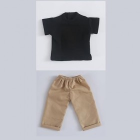 XiDonDon 30 cm/11,81 Pouces vêtements de poupée Pantalons de Mode T-Shirt Ensemble pour 1/6 BJD, SD Accessoires de poupées m