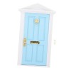 Toyvian 1 Pc Porte De Maison De Poupée Décoration pour La Maison Décorations pour Les Salas De CASA Ornement De Porte en Bois