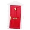 Toyvian 1 Pc Porte De Maison De Poupée Décoration pour La Maison Décorations pour Les Salas De CASA Ornement De Porte en Bois