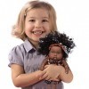 JYFanse Poupées bébé Noires | Poupées | Jouet de poupée bébé Fille Noire, poupée Lavable Afro-américaine Faite à la Main pour