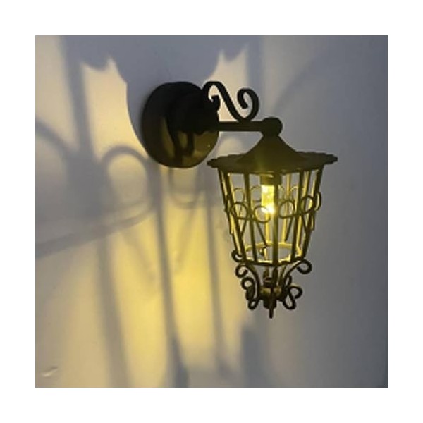 VGEBY Lampe Murale pour Maison de Poupée, Alimentée par Batterie, à Lancienne, avec Aimant Arrière, pour Maisons de Poupée 1