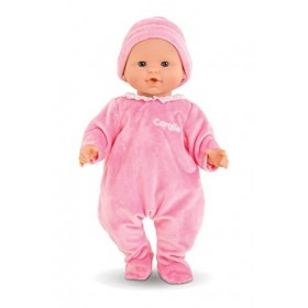 Corolle - Pyjama Rose et Bonnet, vêtements, pour Poupon 36cm, dès 2 Ans, 9000141130