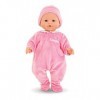 Corolle - Pyjama Rose et Bonnet, vêtements, pour Poupon 36cm, dès 2 Ans, 9000141130