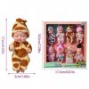 FENYW Mini Poupées Reborn, 8 Set Mini Poupées Réalistes de Nouveau-Né, Mini Reborn Dolls, poupée Reborn pour Les Enfants Âgés